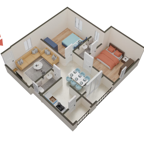 1026 sq.ft