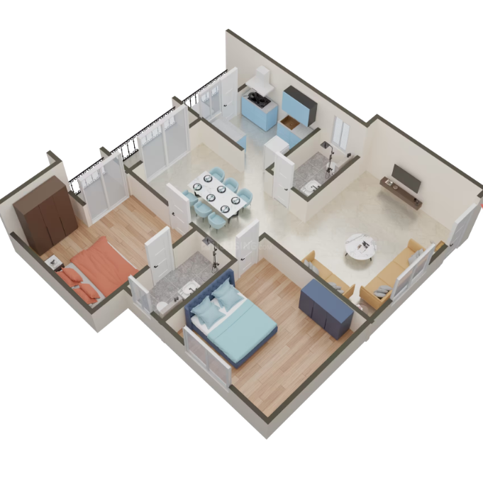 1044 sq.ft