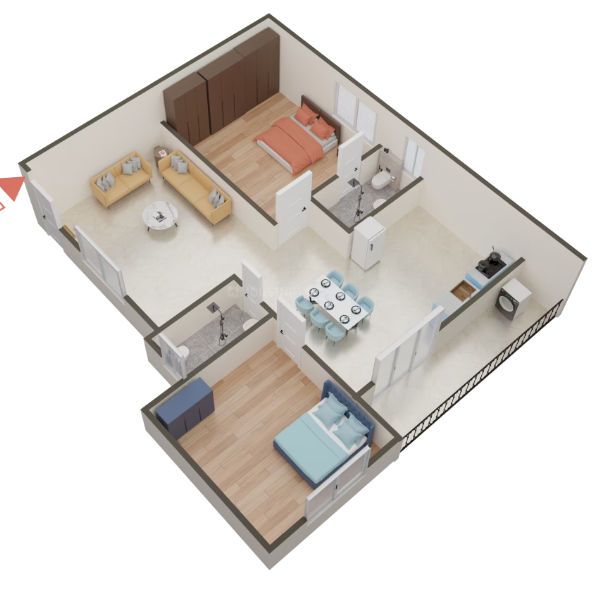 1152 sq.ft