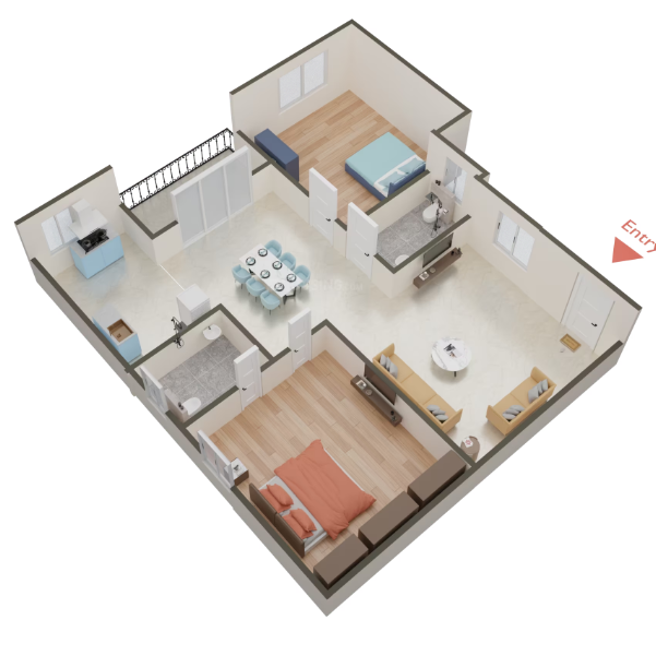 1242 sq.ft