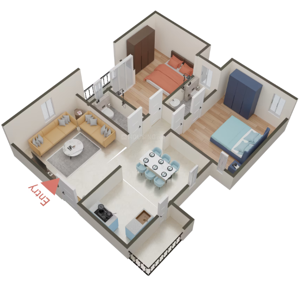 1053 sq.ft