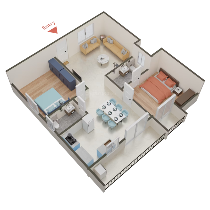 1152 sq.ft