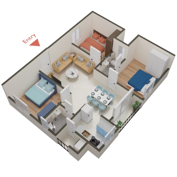 1224 sq.ft