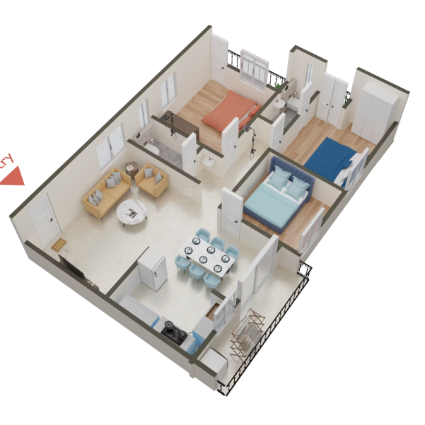 1395 sq.ft