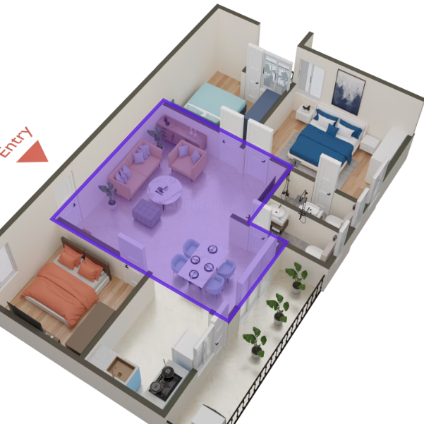  1395 sq.ft