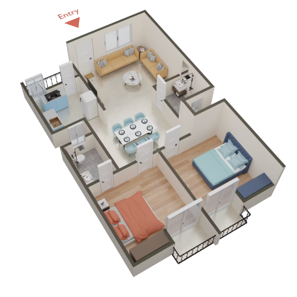954 sq.ft